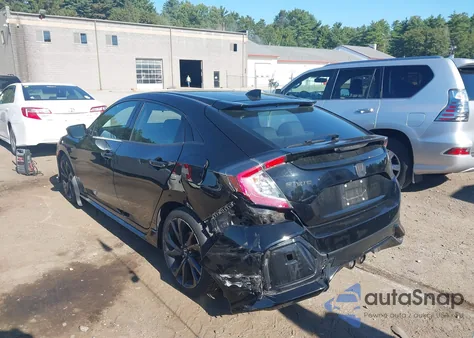 2017 Honda Civic Sport from USA, damaged, VIN SHHFK7H4XHU409137